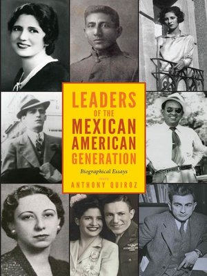 cover image of Leaders of the Mexican American Generation